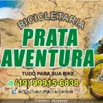 Logo de Bicicletaria Prata Aventura Apoio para Peregrinos