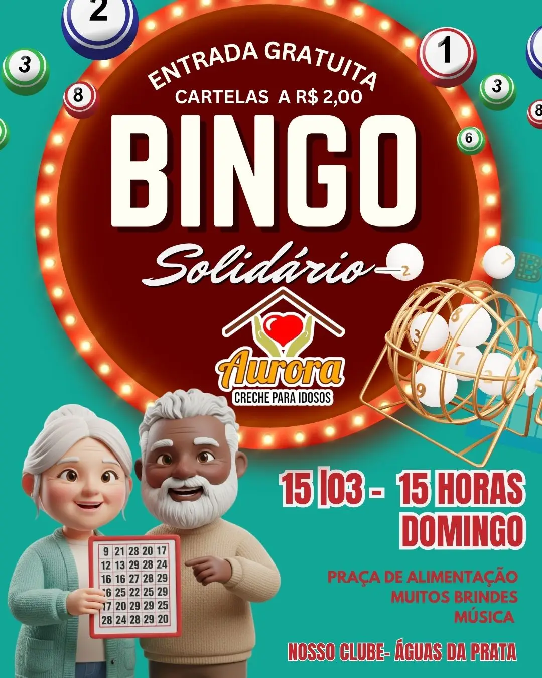 Bingo Solidário da Creche Aurora