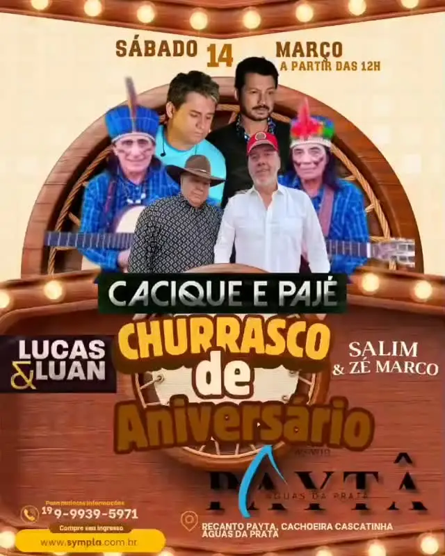 Churrasco de aniversário do Recanto Payta