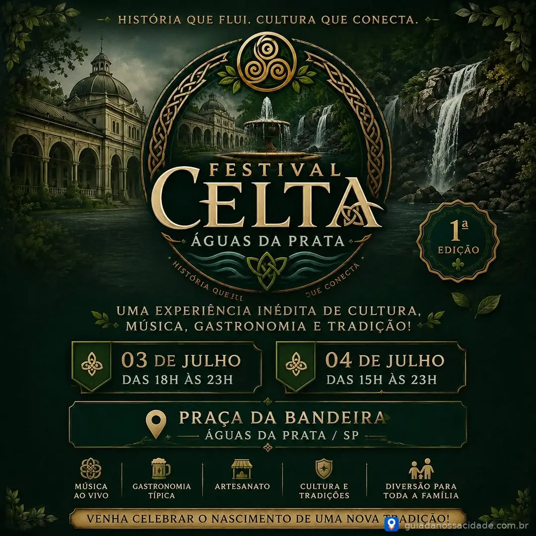 Festival Celta na Praça da Bandeira em Águas da Prata