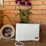 Necessaire e Mini Terço Macramê Art Adler