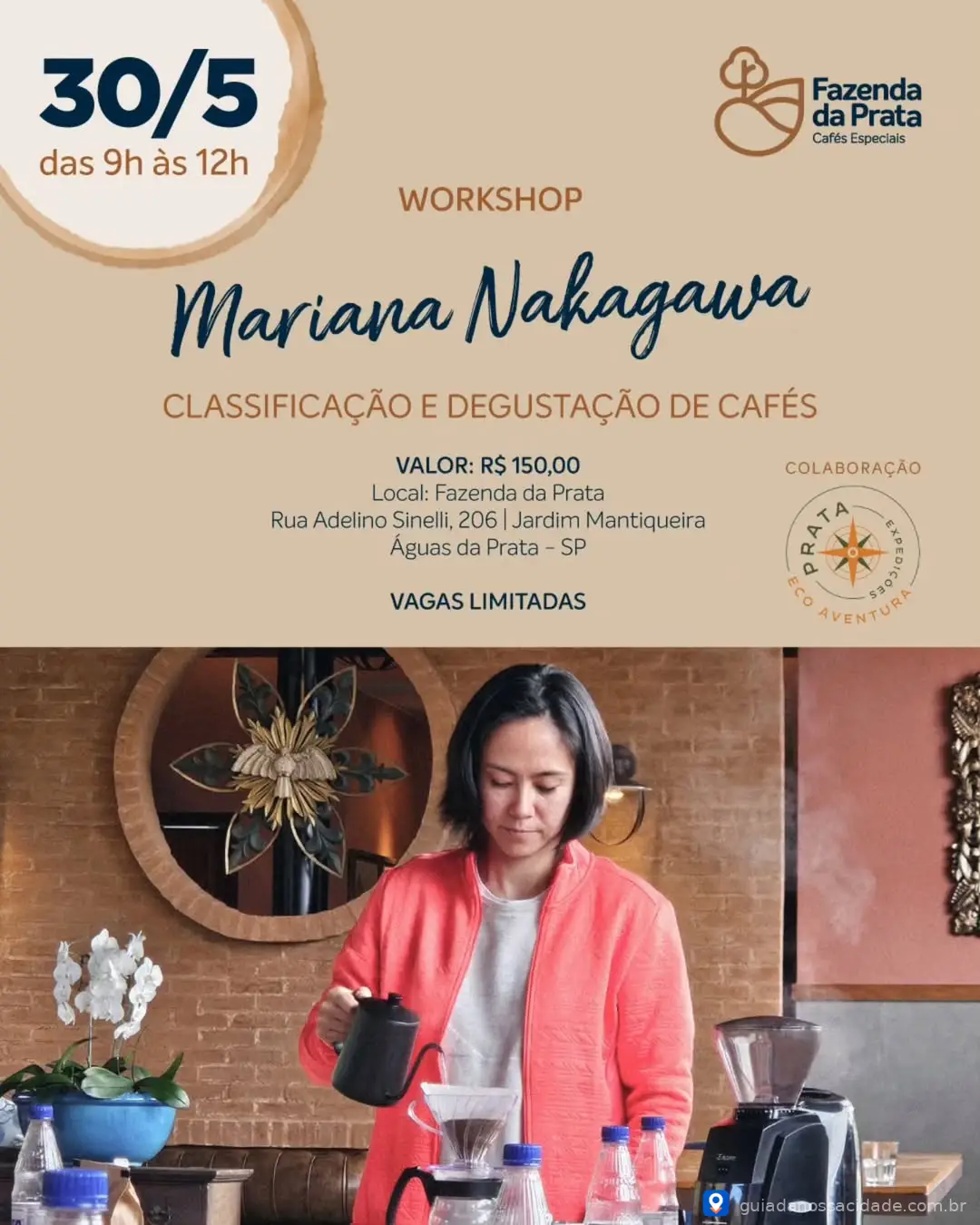 Workshop imersivo de Classificação e Degustação de Cafés