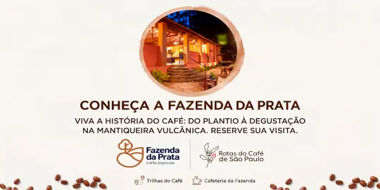 Banner do estabelecimento Fazenda da Prata Cafés Especiais em Águas da Prata.