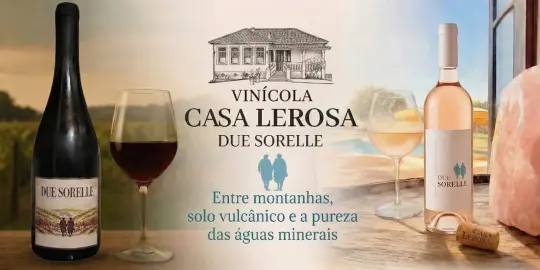 Banner do estabelecimento Vinícola Casa LEROSA em Águas da Prata.