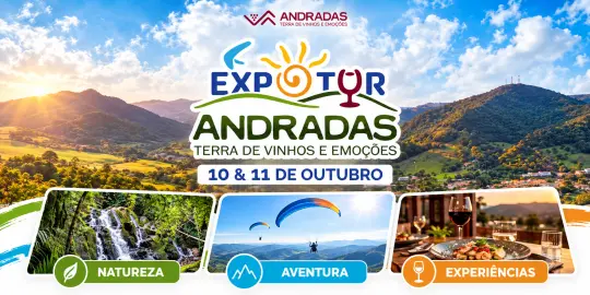 Banner do estabelecimento EXPOTUR ANDRADAS em Andradas.