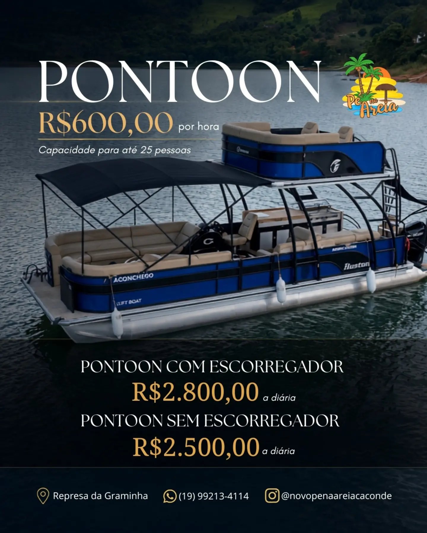 Experiência de Pontoon
