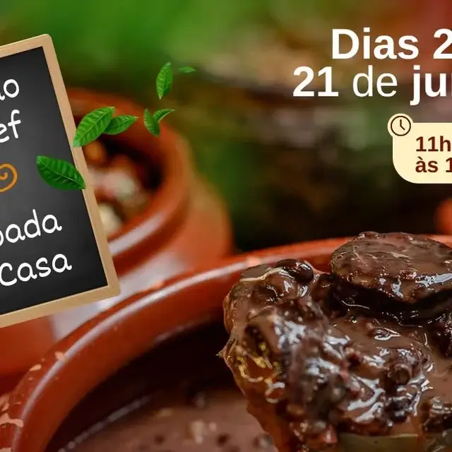 Feijoada completa no Recanto Harmonia Domingo