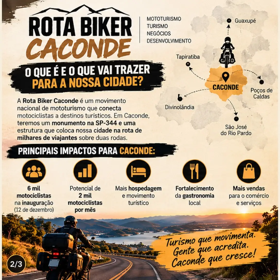 Inauguração Rota Biker Caconde