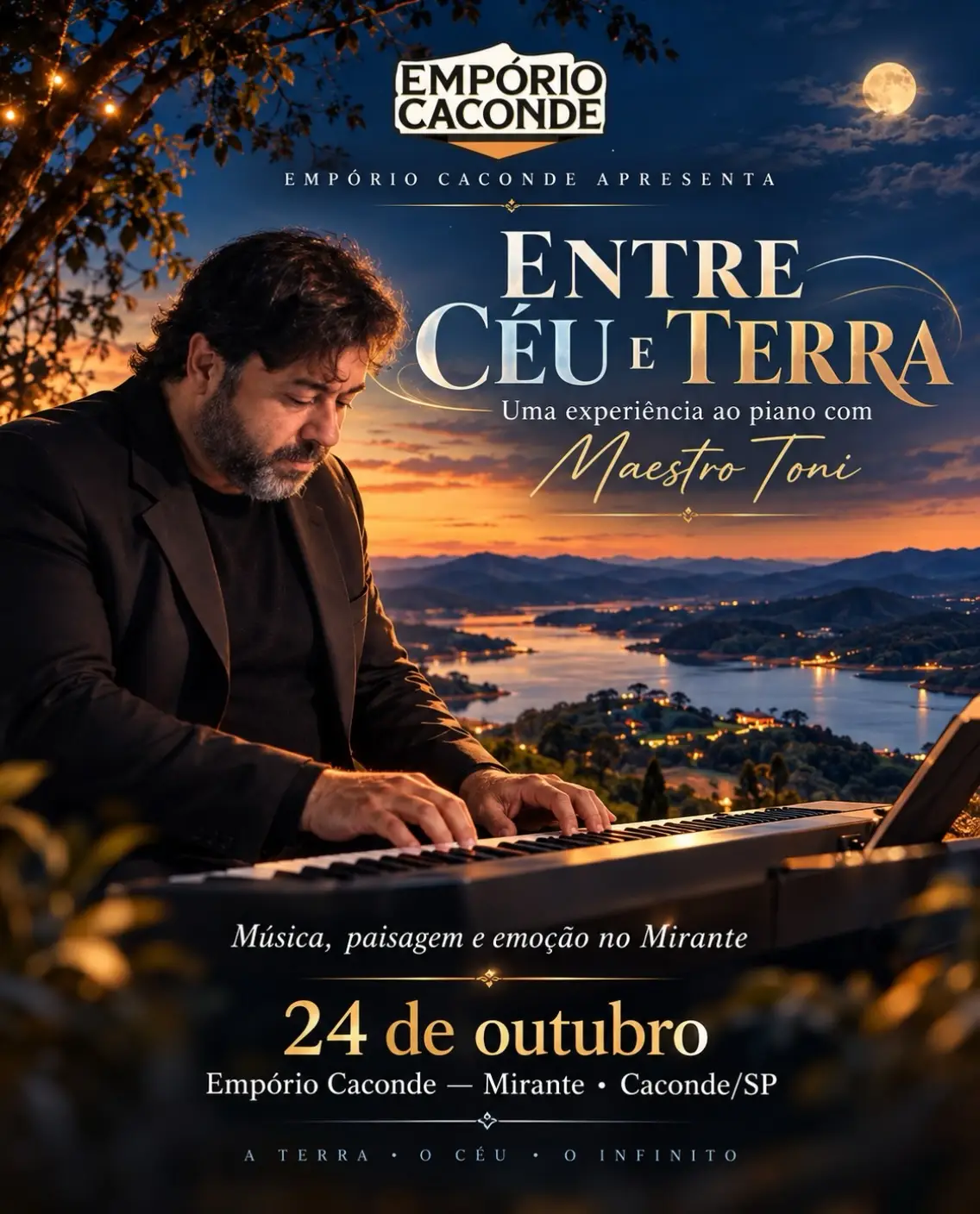 Maestro Toni apresenta Entre Céu e Terra