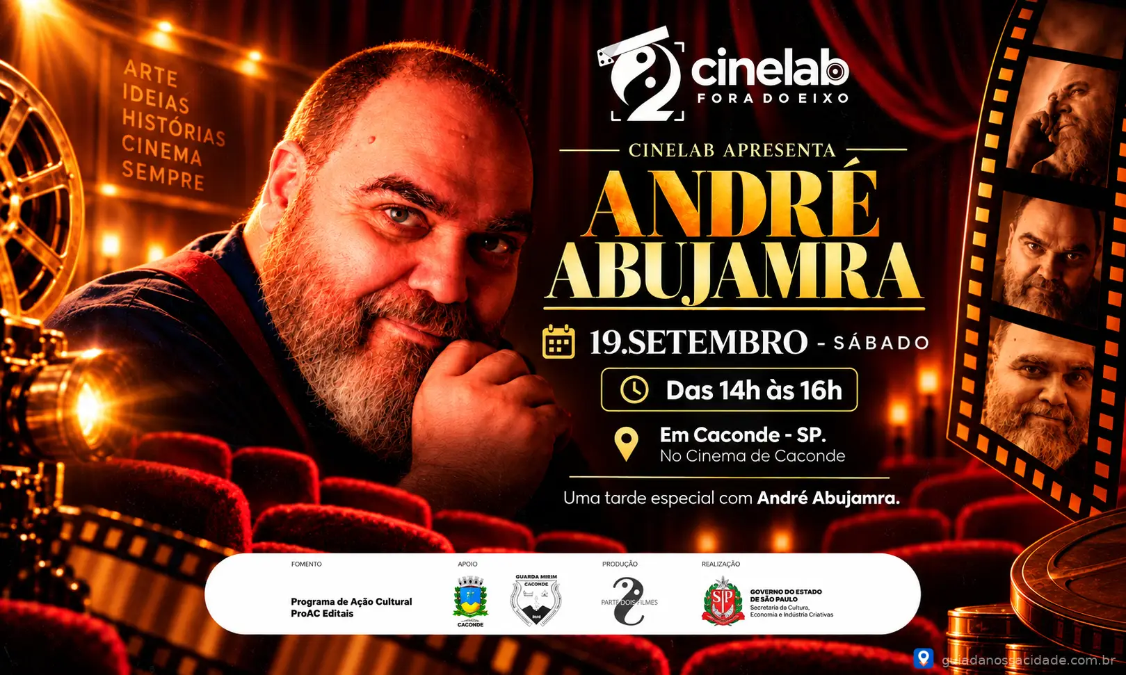 André Abujamra em cartaz de cinema