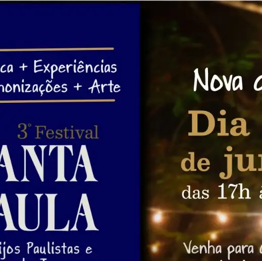 3º Festival Santa Paula de Queijos Artesanais Paulistas e Vinhos de Inverno
