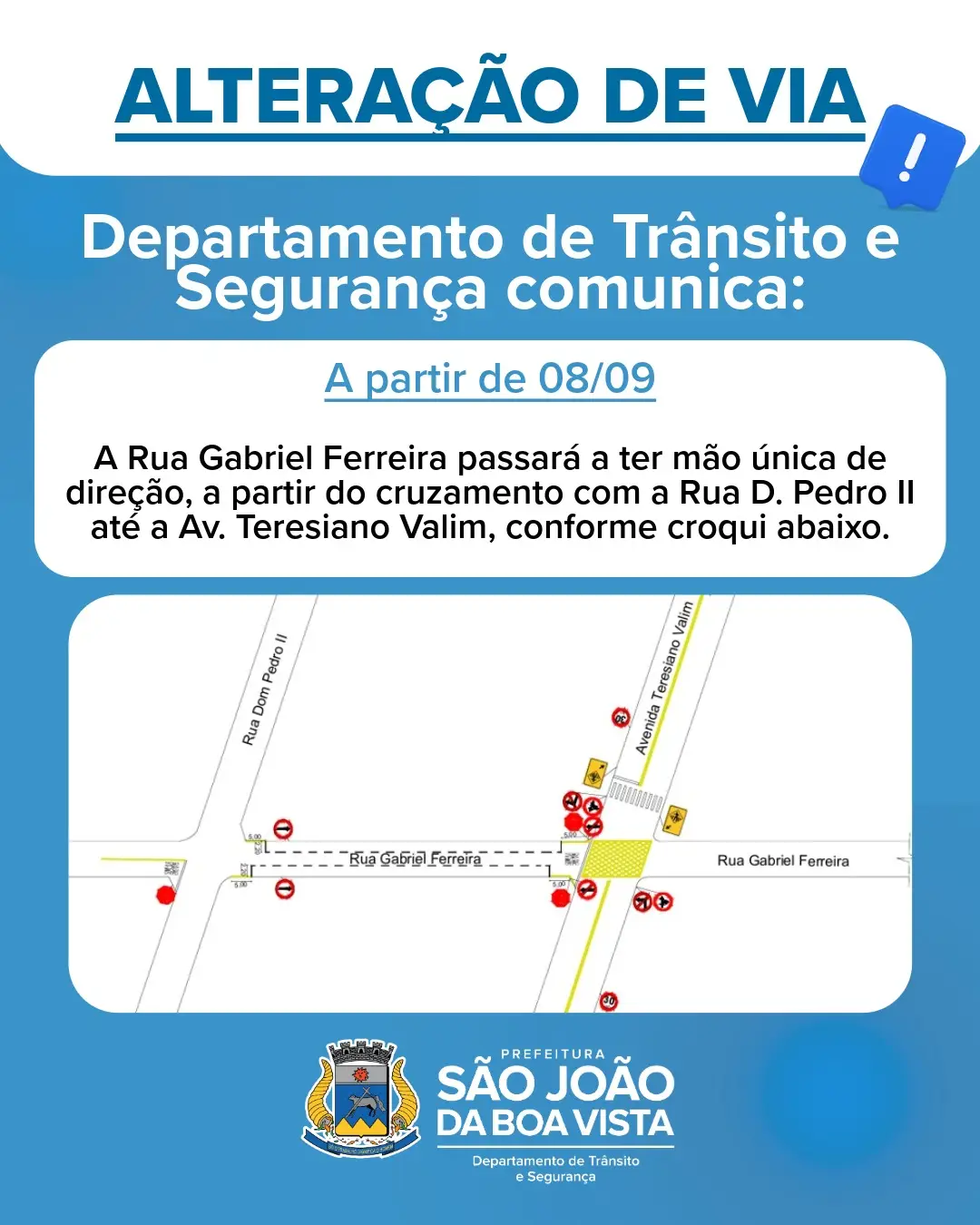 Alteração de Via