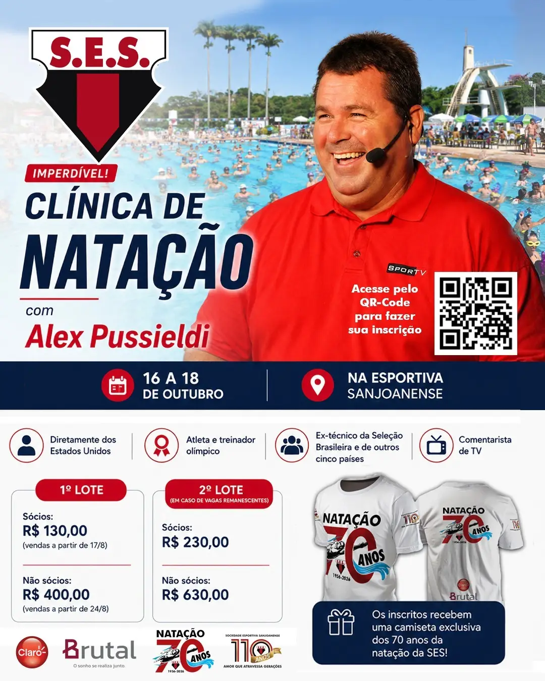Clínica de Natação com Alex Pussieldi