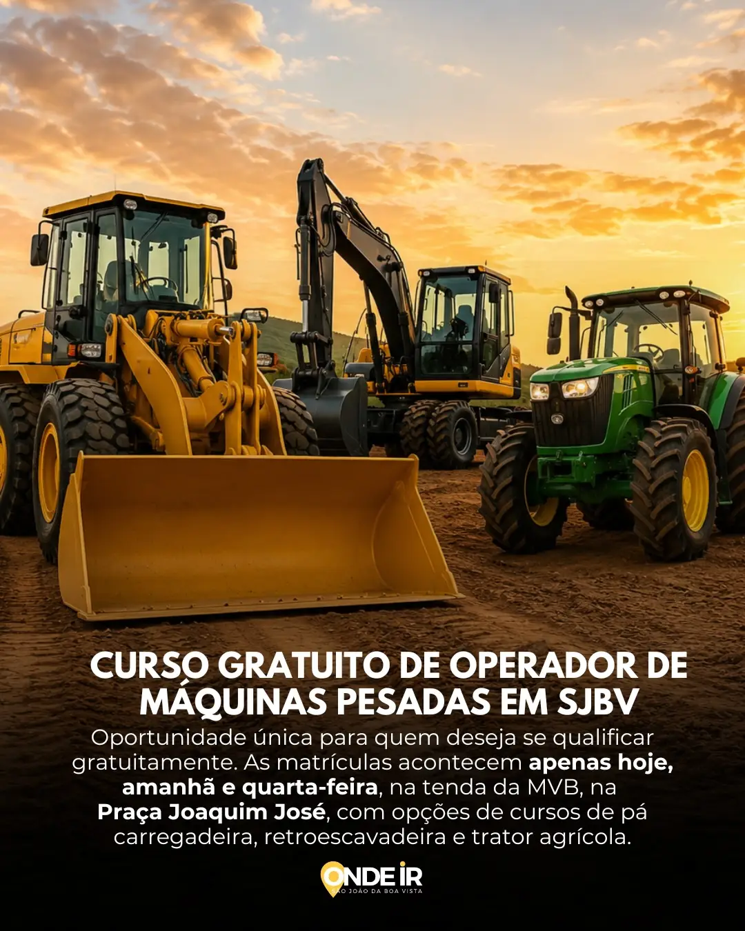 Curso Grátis de Máquinas Pesadas