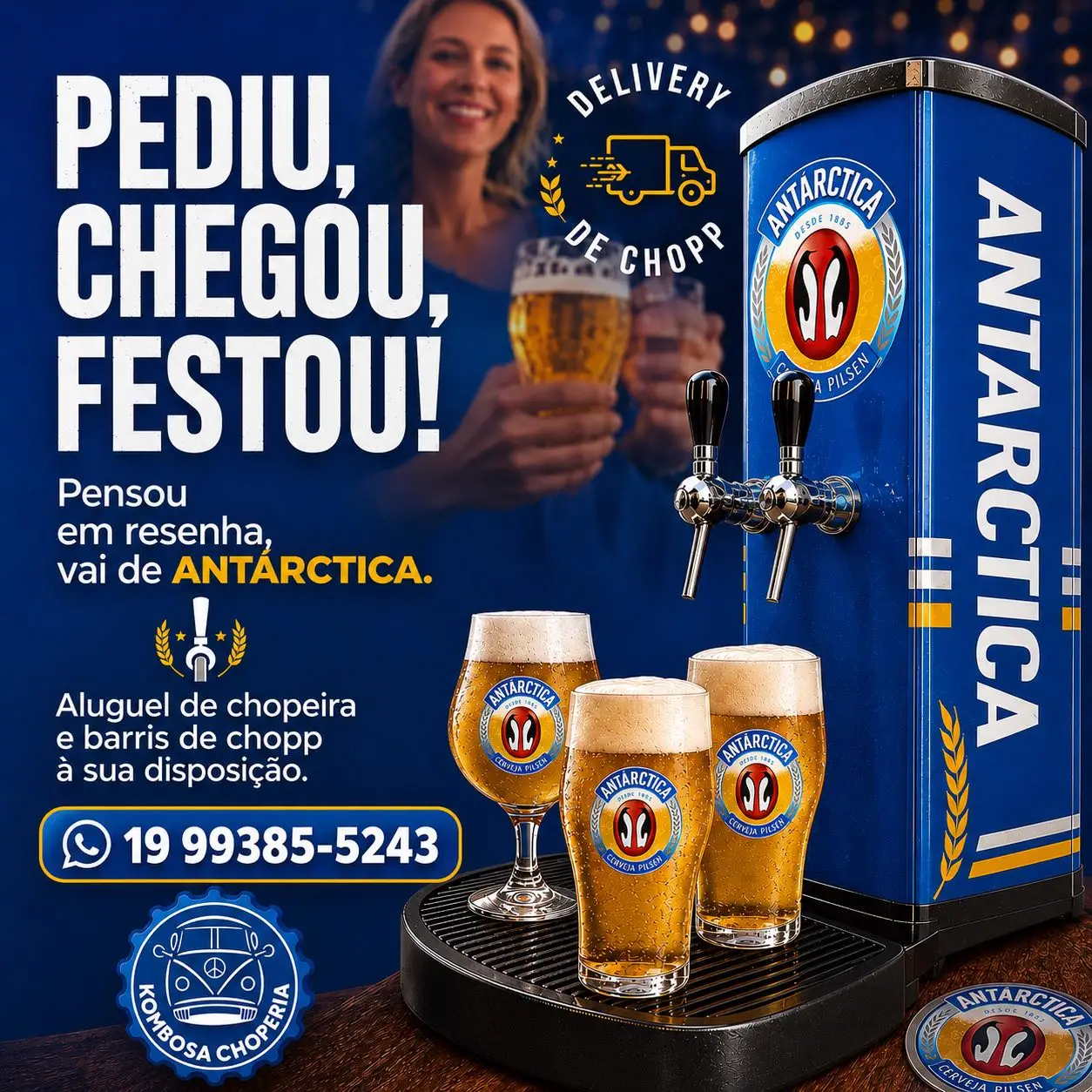 Delivery de Chopp Antárctica