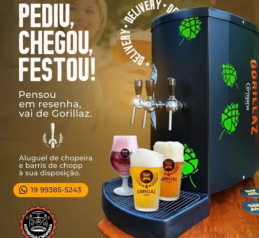 Delivery de Chopp Gorillaz