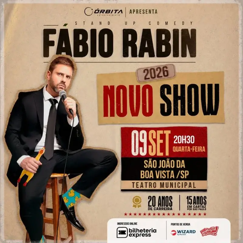 Fabio Rabin - Novo Show de Stand Up Comedy