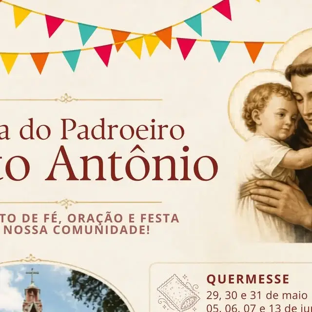 Festa do Padroeiro Santo Antônio Domingo 07/06