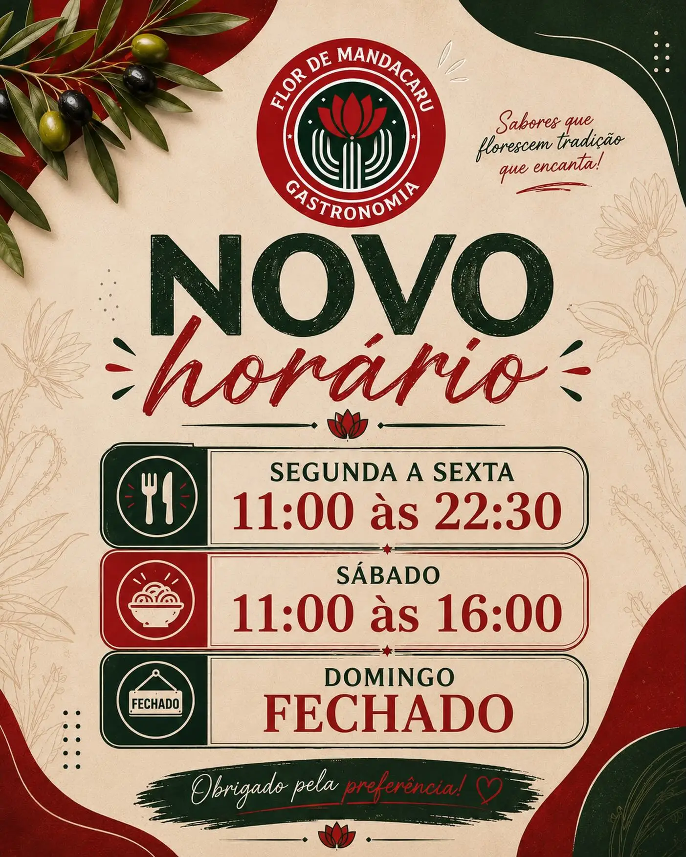 Flor de Mandacaru Gastronomia