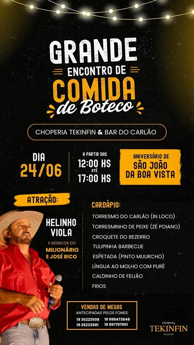 Grande Encontro de Comida de Boteco