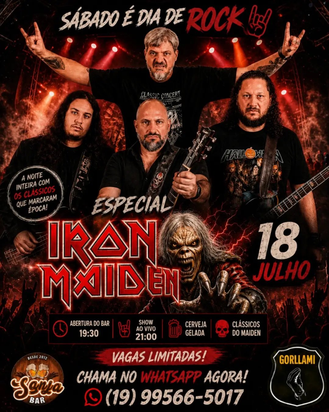 Noite de Rock com Iron Maiden