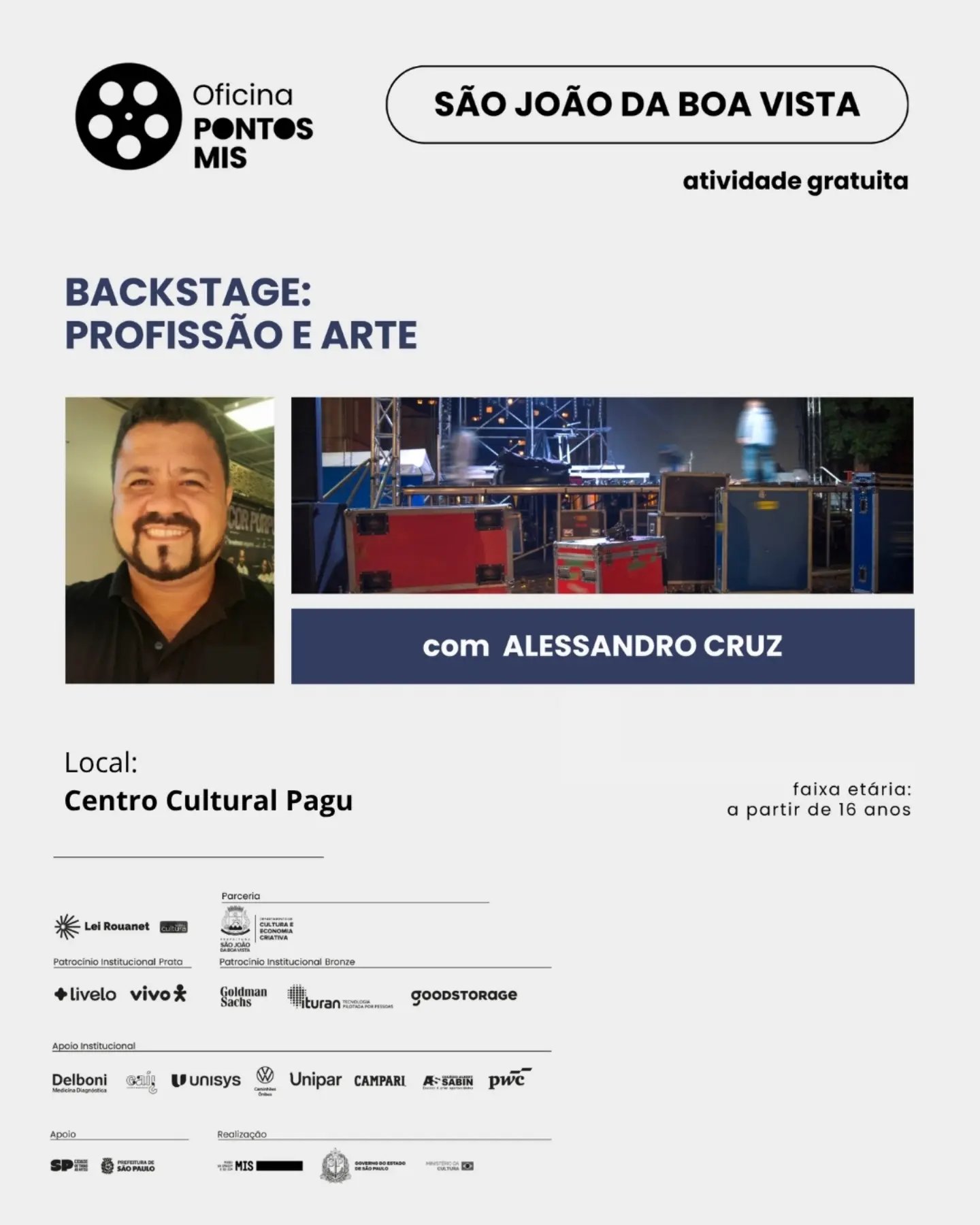 Oficina Backstage: Profissão e Arte