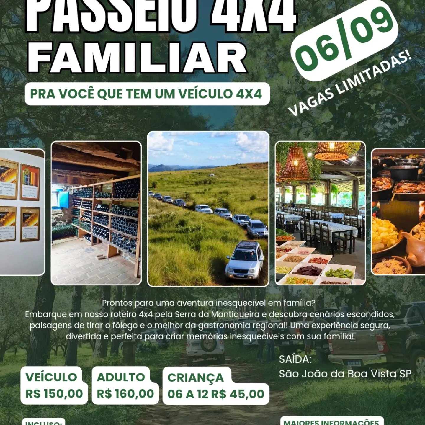 Passeio 4x4 Familiar