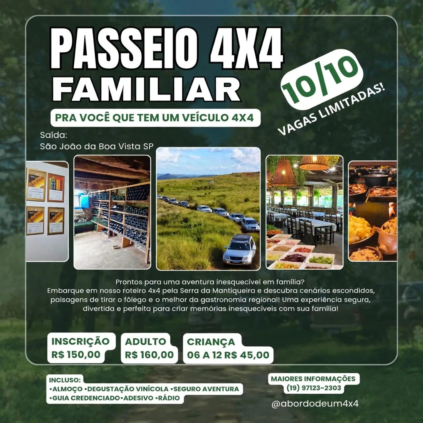 Passeio 4x4 Familiar