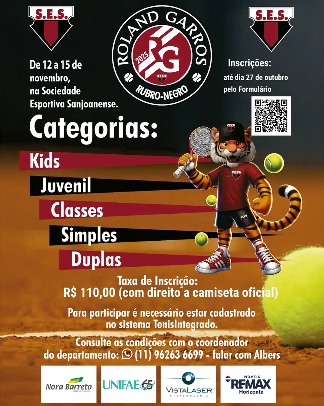 Roland Garros Rubro-Negro 2025