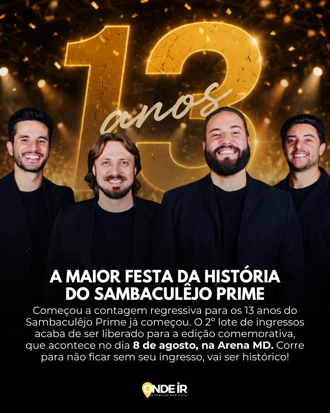 Sambaculêjo Prime 13 Anos