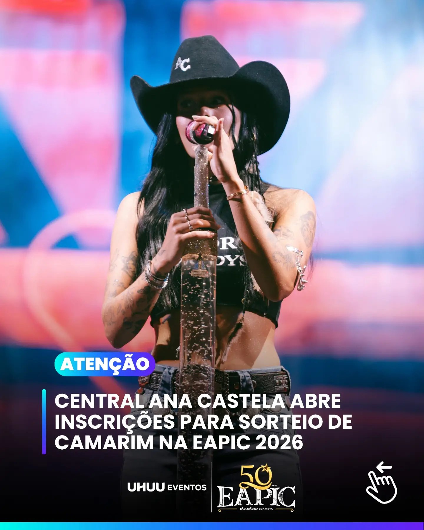 Sorteio Camarim Ana Castela