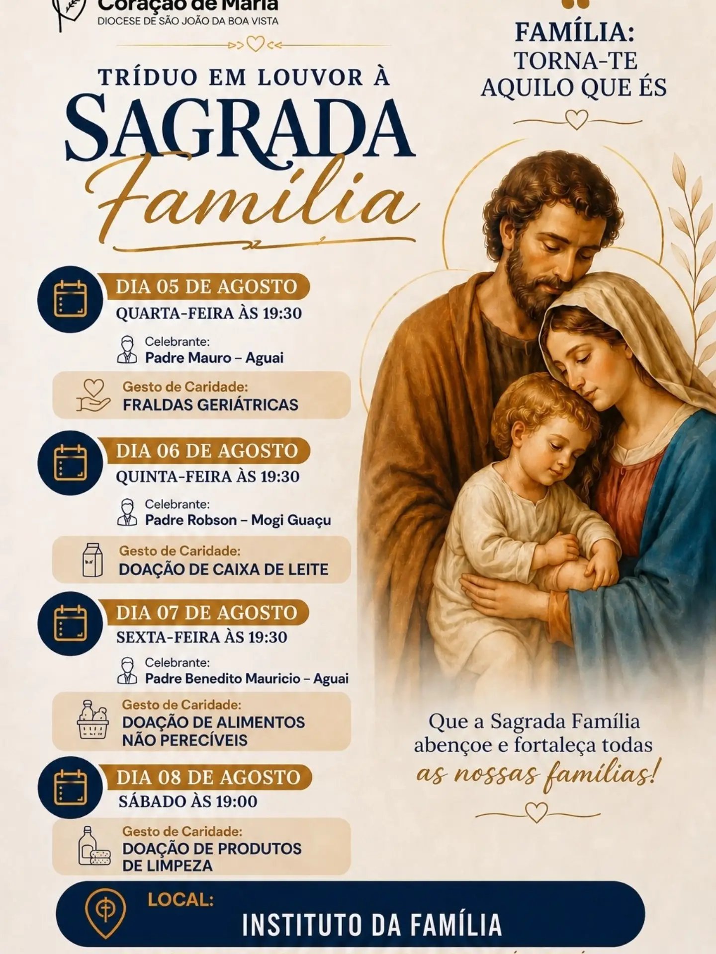 Tríduo Sagrada Família