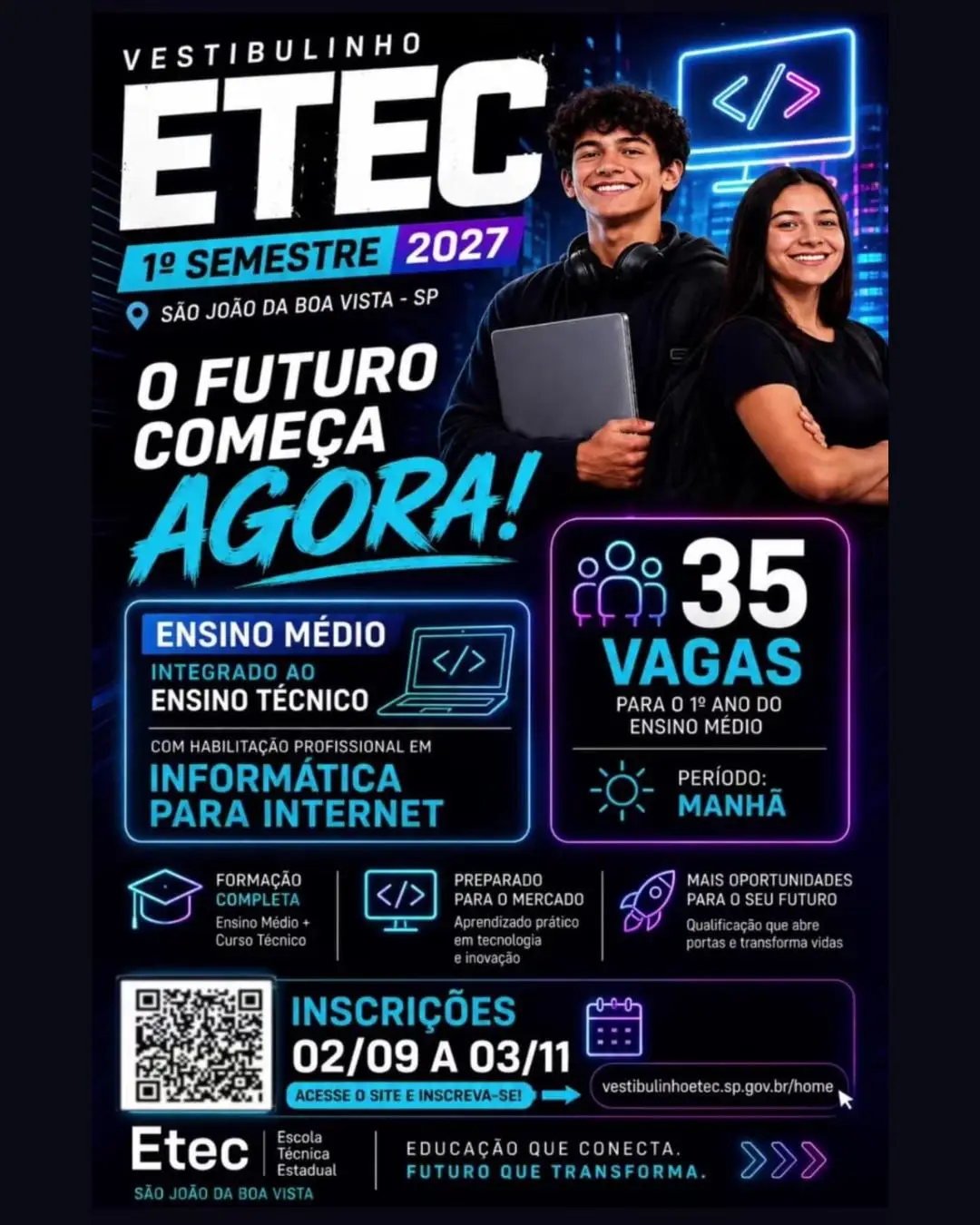 Vestibulinho Etec 2027
